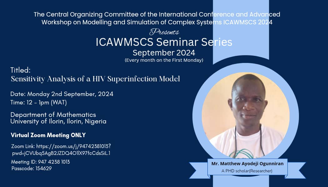 ICAWMSCS Seminar 02 Sept. 2024